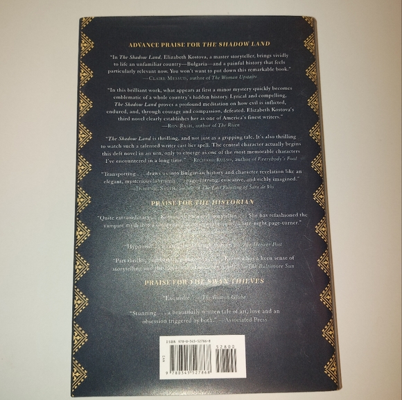 5 books for $25- Elizabeth Kostova Novel Duo- The Swan Thieves & The Shadow Land - Picture 4 of 7